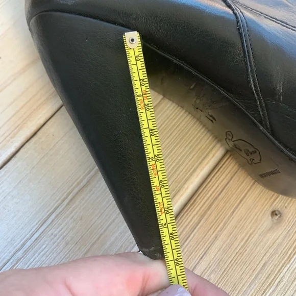 PLOMO Italian Leather Over the Knee Boots - Picture 5 of 5